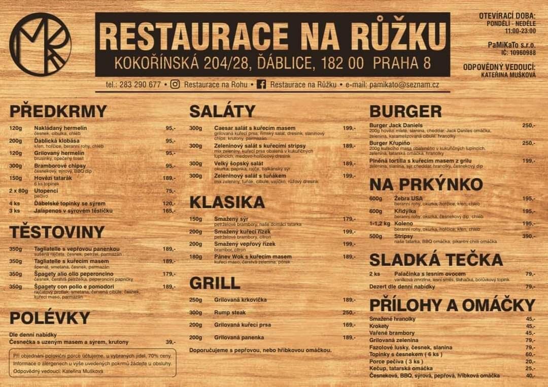 Hlavní menu 