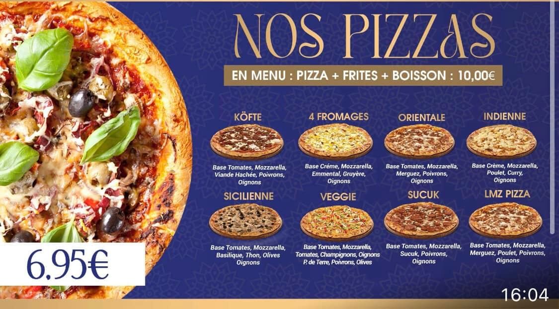 NOS PIZZAS