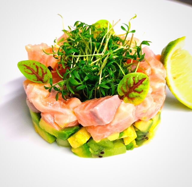 Restaurant Les Jardins du Trieux : présentation de plat