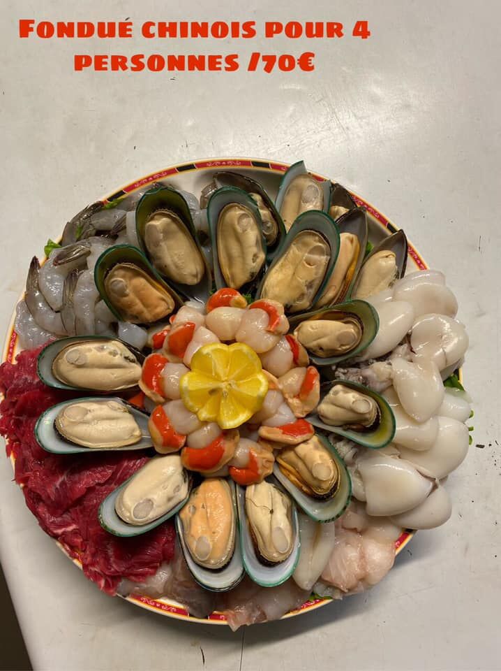 Les prix d’achats des produits et matière premières augmentent sans cesse, fondue chinois 4 personnes / 88 e