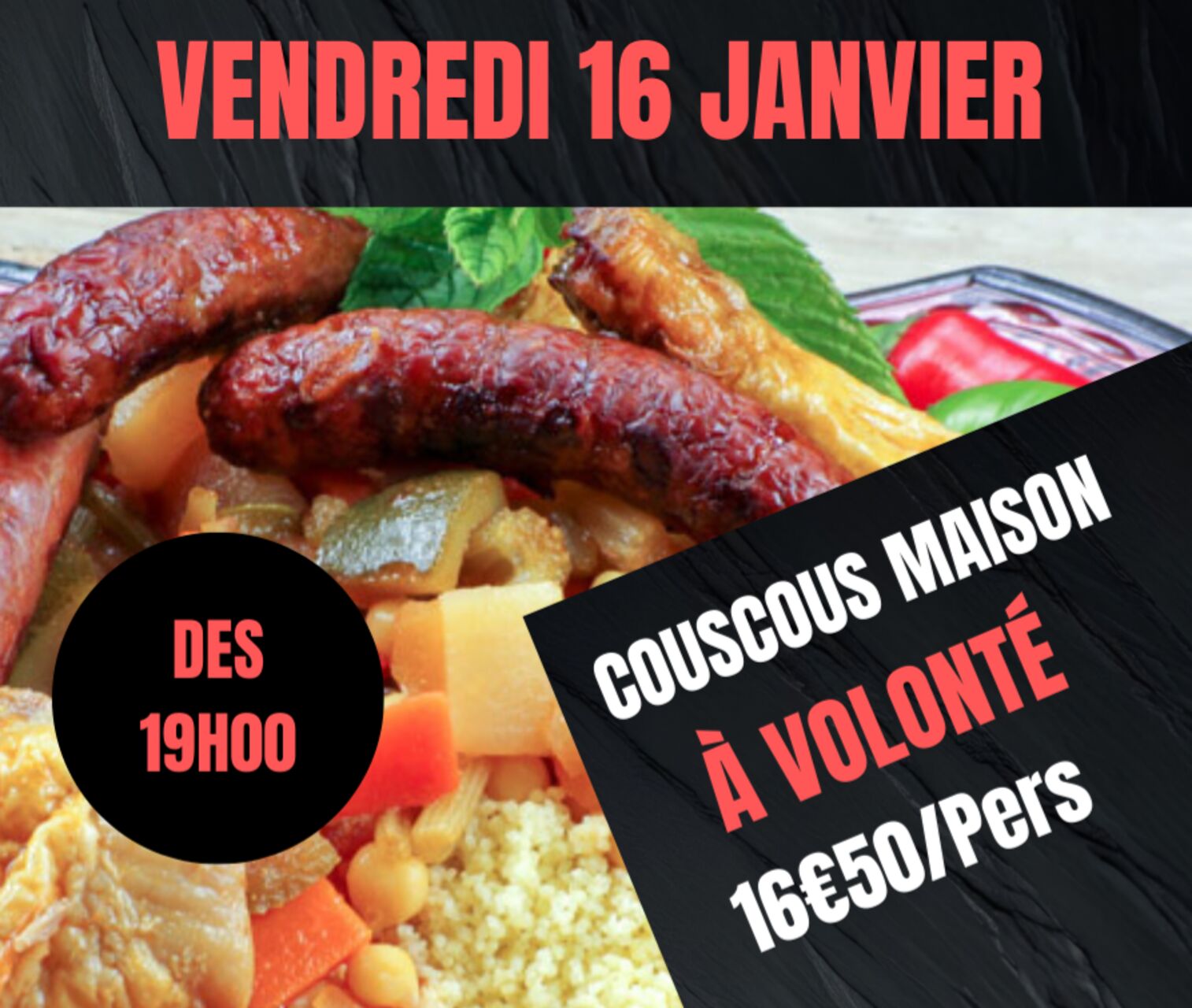 VENDREDI 16 JANVIER