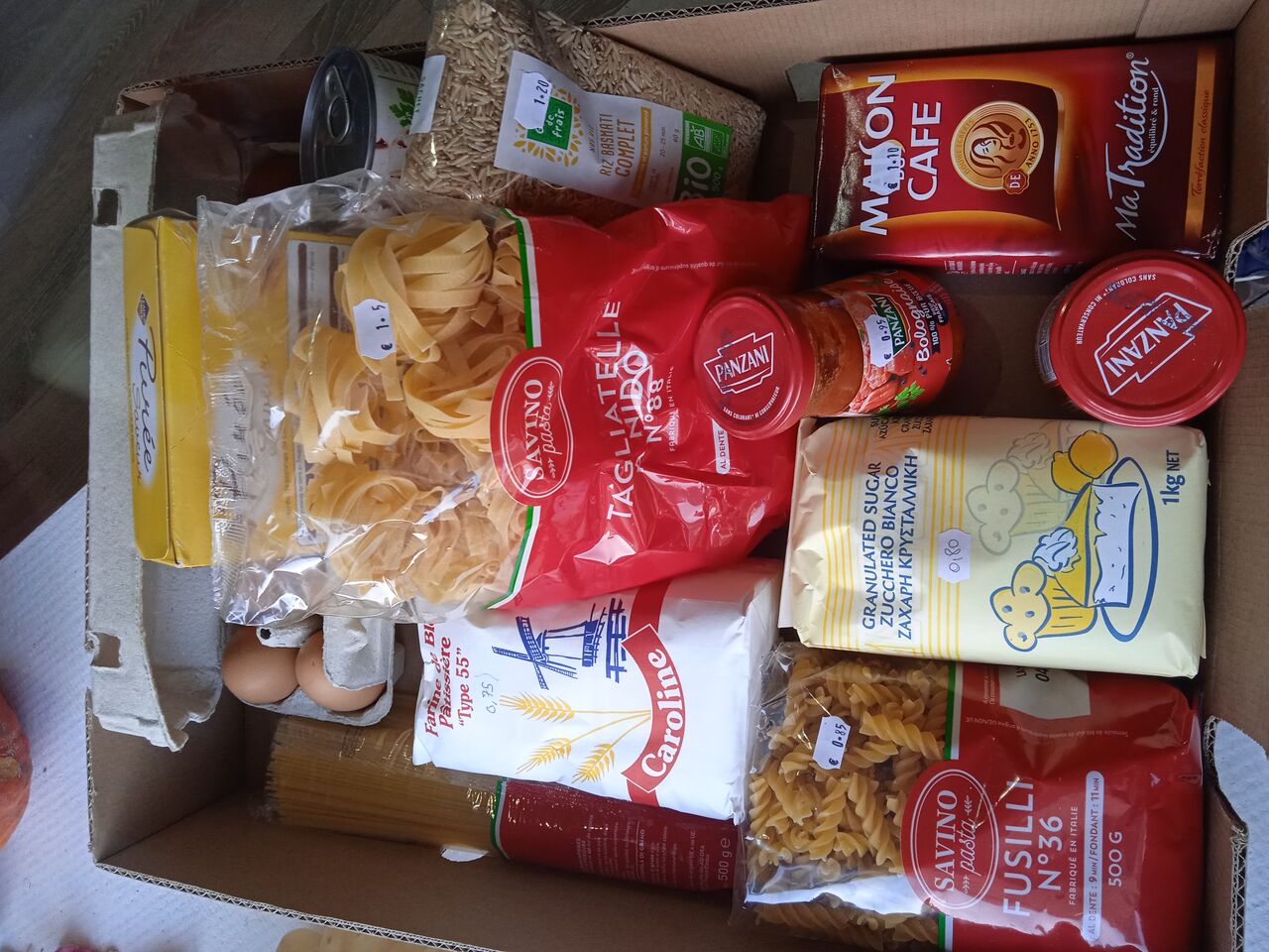 Lot alimentation 14€