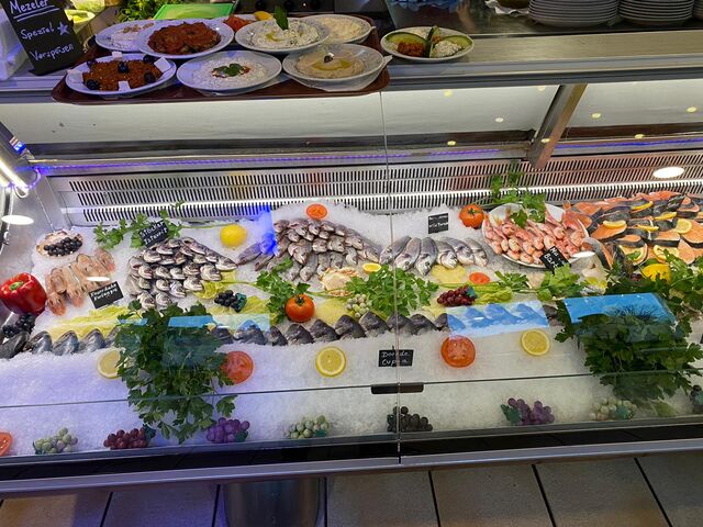 Unsere frische Fischtheke...