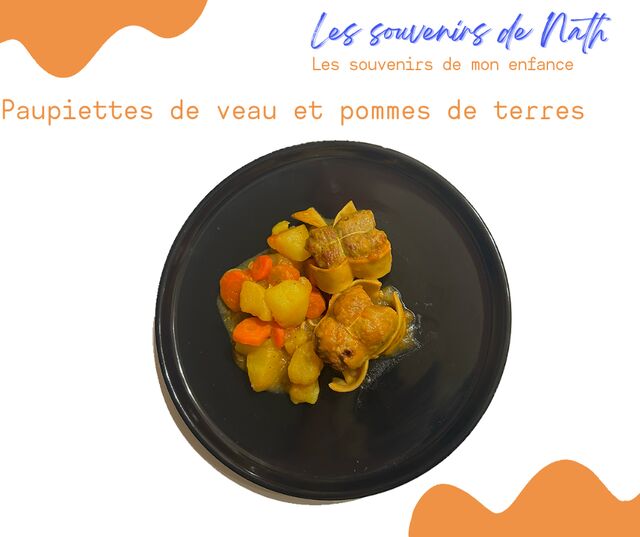 Paupiettes de veau et pommes de terres