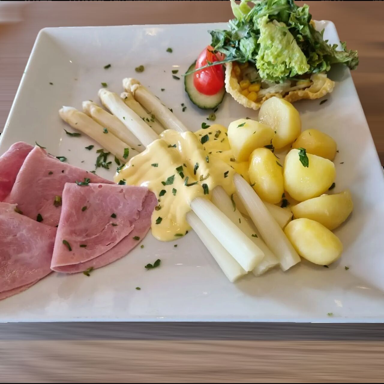 Frische Spargel