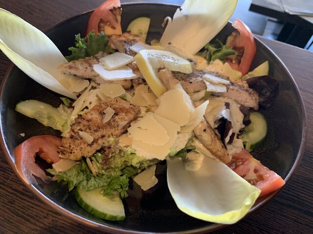Salat mit Lachs