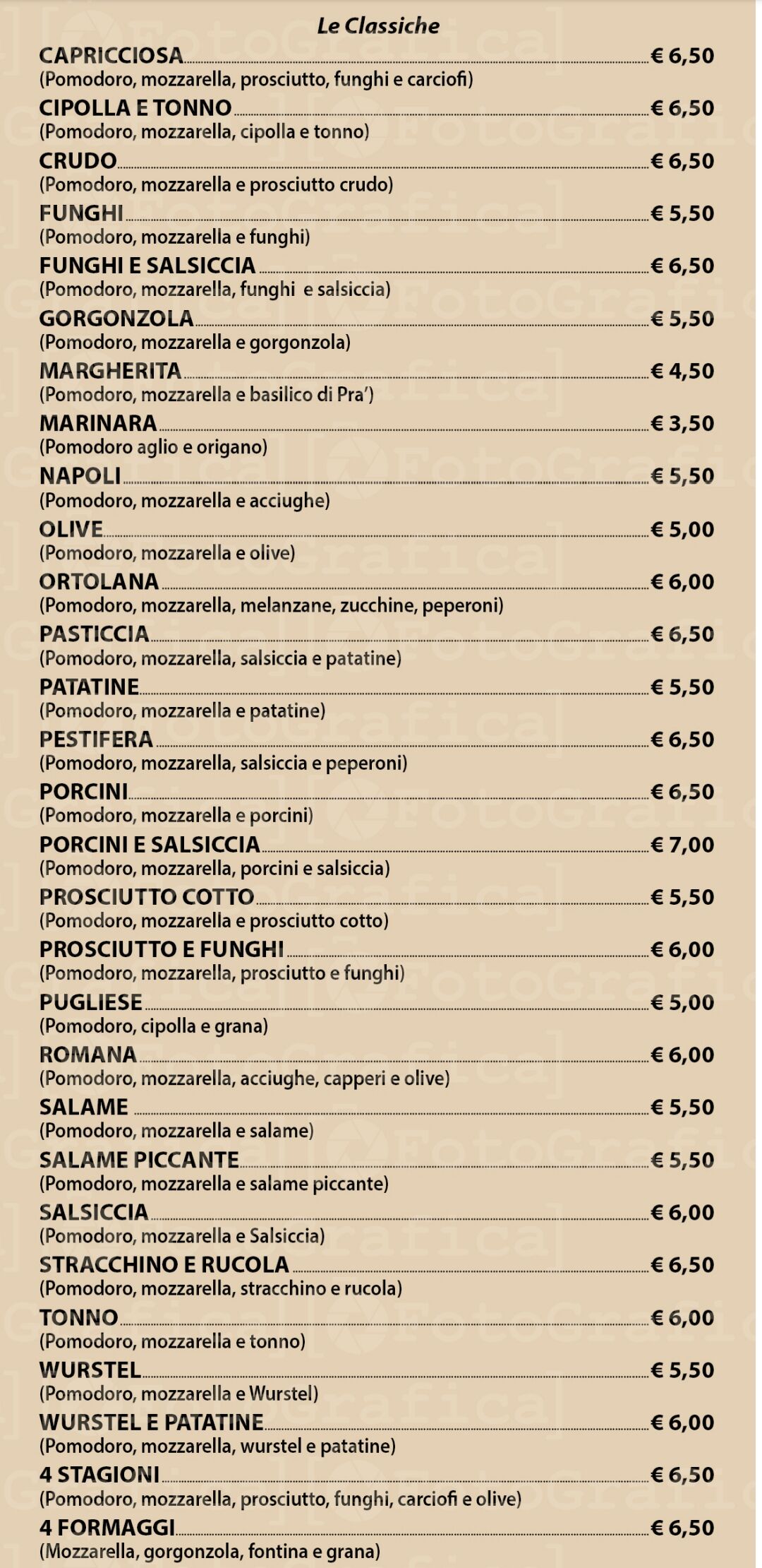 Menù aggiornato 1