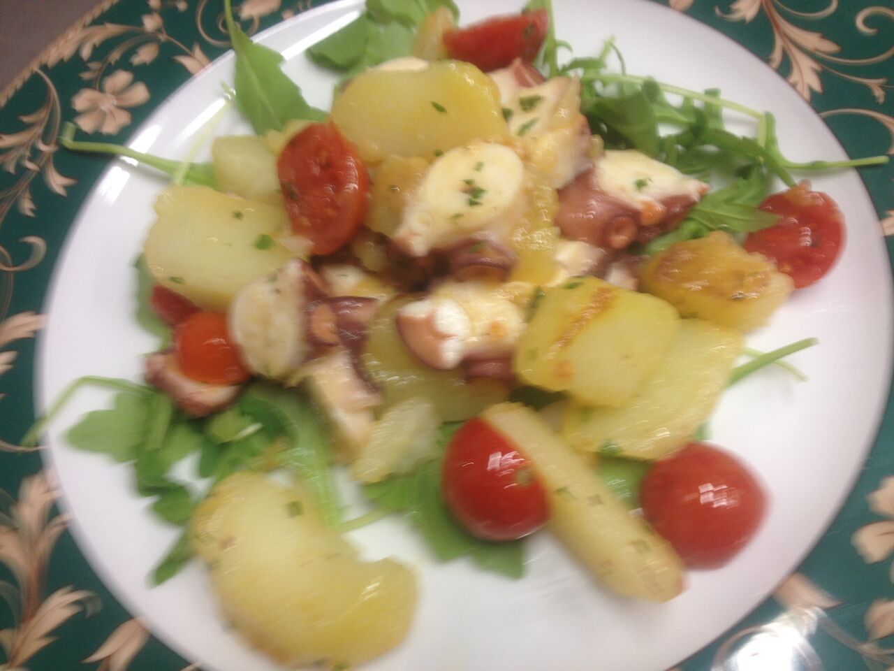 Insalata di polpo con patate