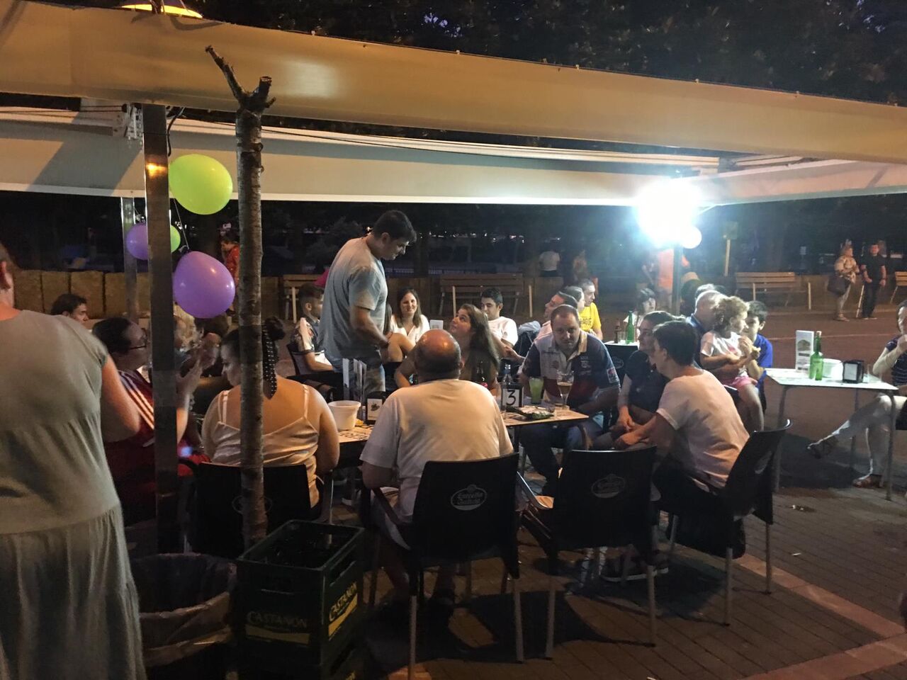 Dia de apertura terraza