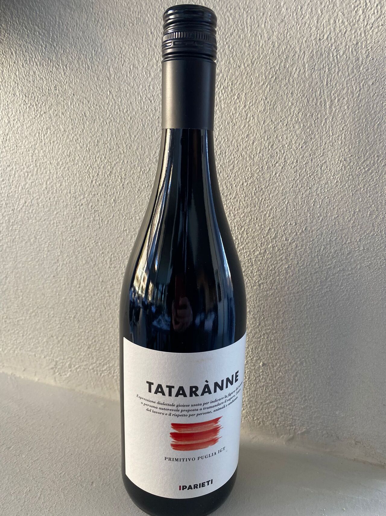 TATARANNE I.G.T BIO SENZA SOLFITI 100% primitivo – 14.°
