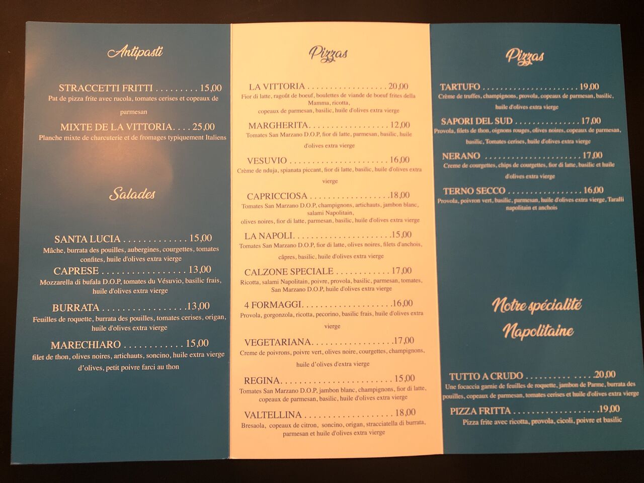 Menu nuovo 