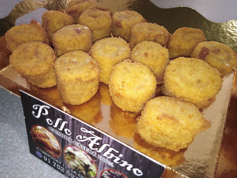 Mini rulos de bacon y queso ?❤️?