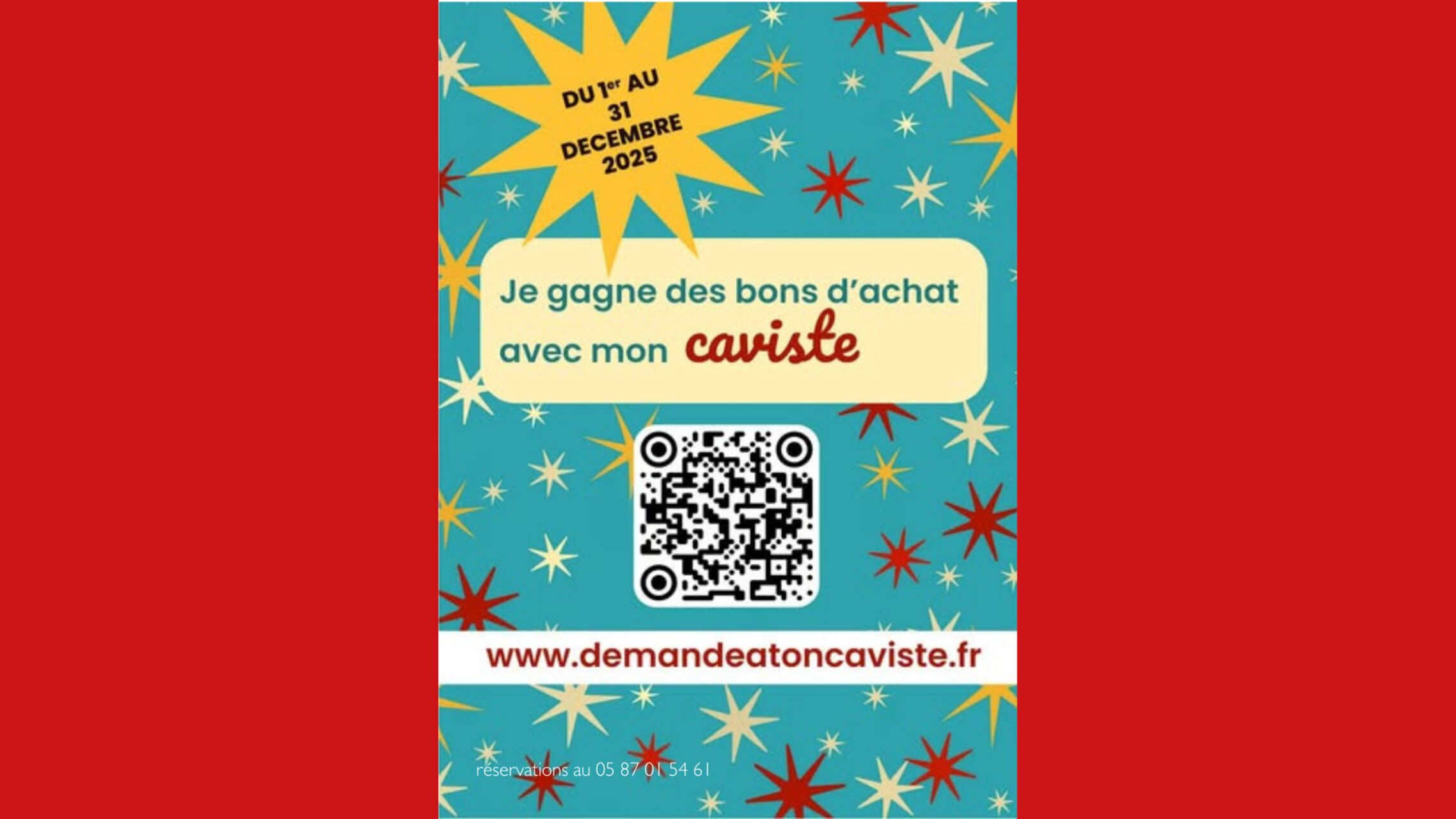 En décembre, “Demande à ton caviste” et gagnez des bons d'achat
