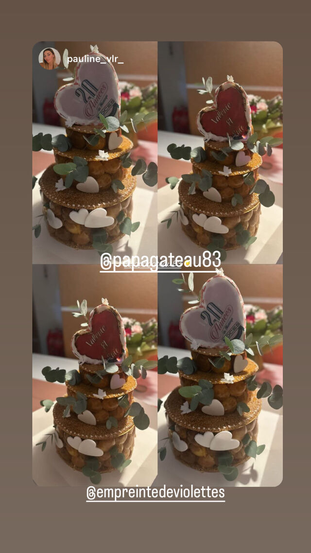 PIECE MONTEE DECO BURN CAKE