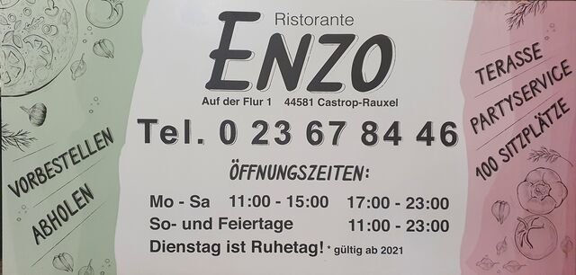 Geänderte Öffnungszeiten ab dem neuen Jahr 2021 !