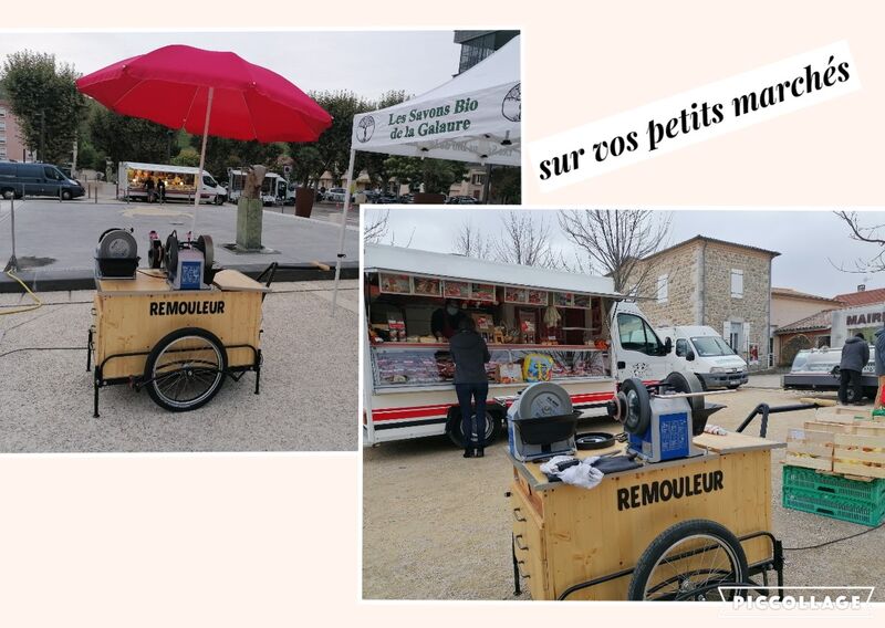 Ponctuellement, je suis présent sur les marchés de vos petites communes