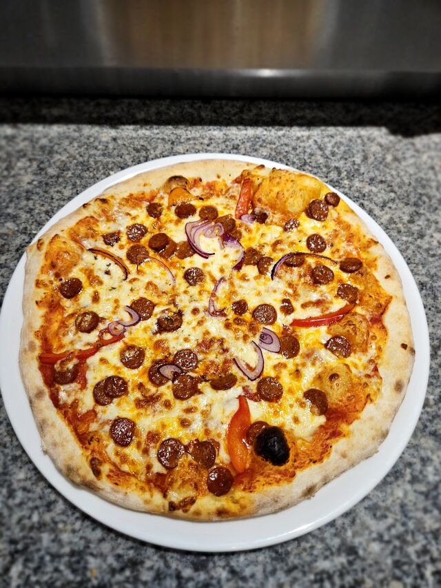 Pizza merguez 