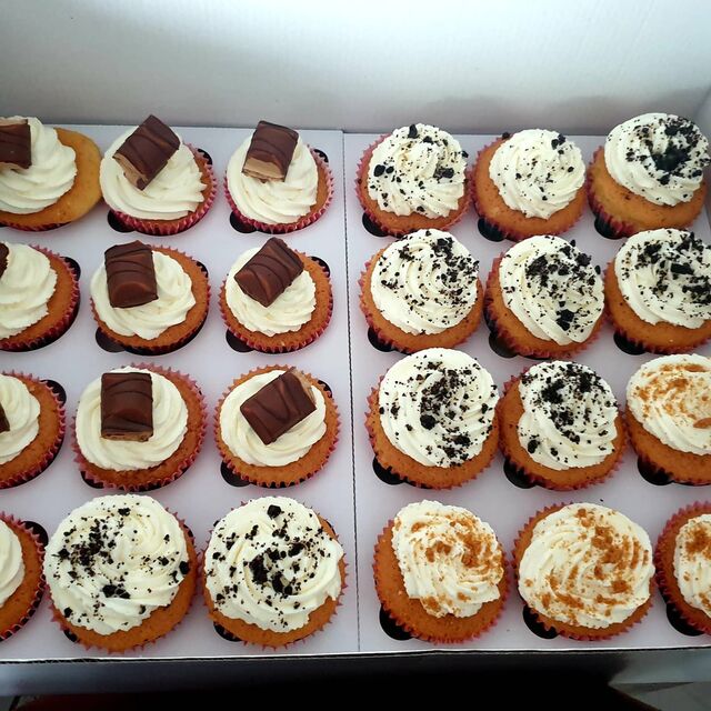 Cupcakes oréo/kinder bueno/spéculoos 