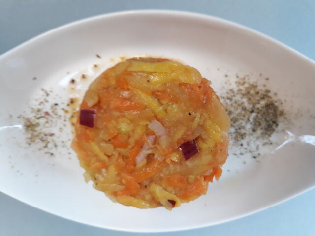 Entrée - Salade mangue et carotte râpé