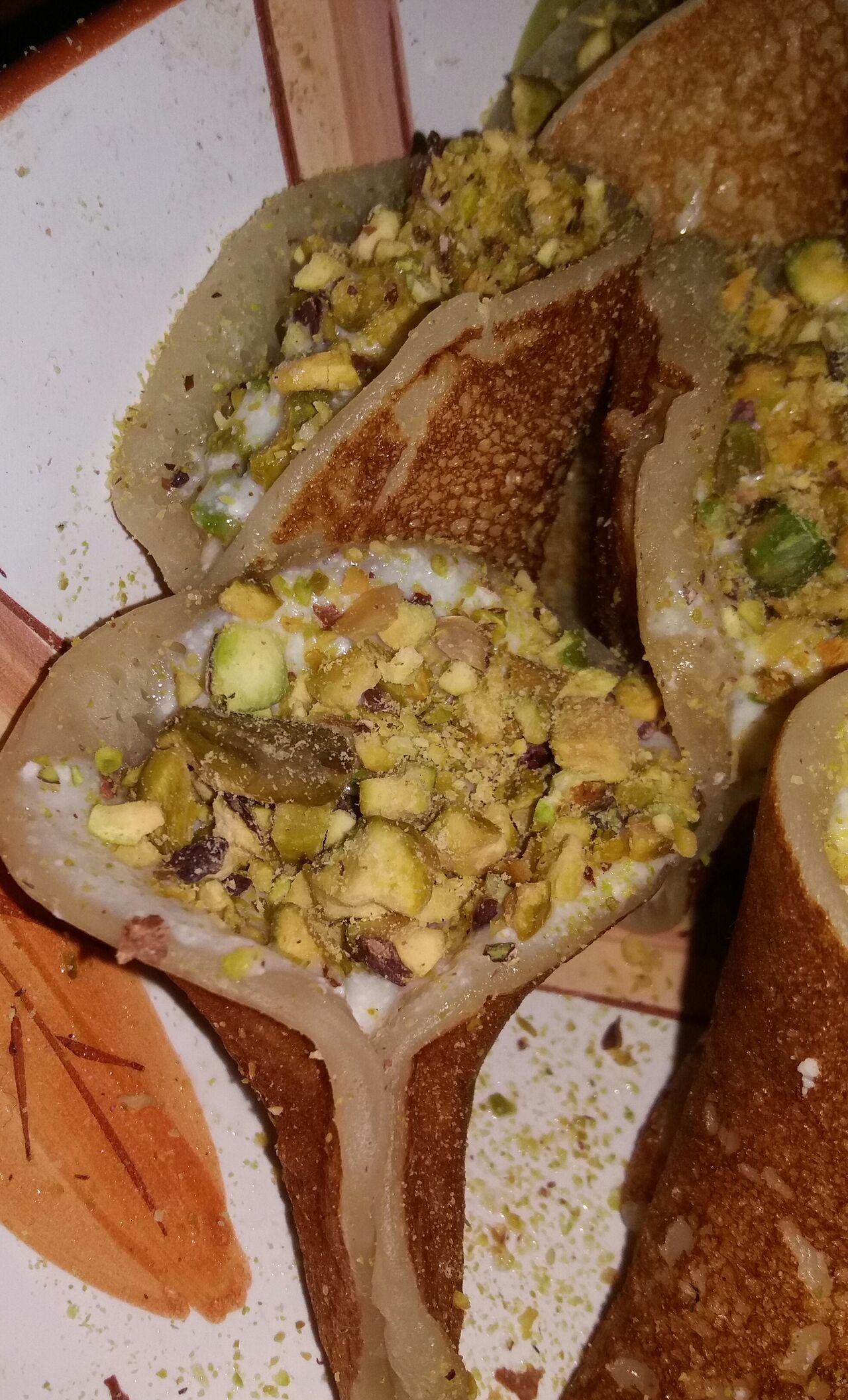 Dessert libanais (à la crème de lait), fait maison.