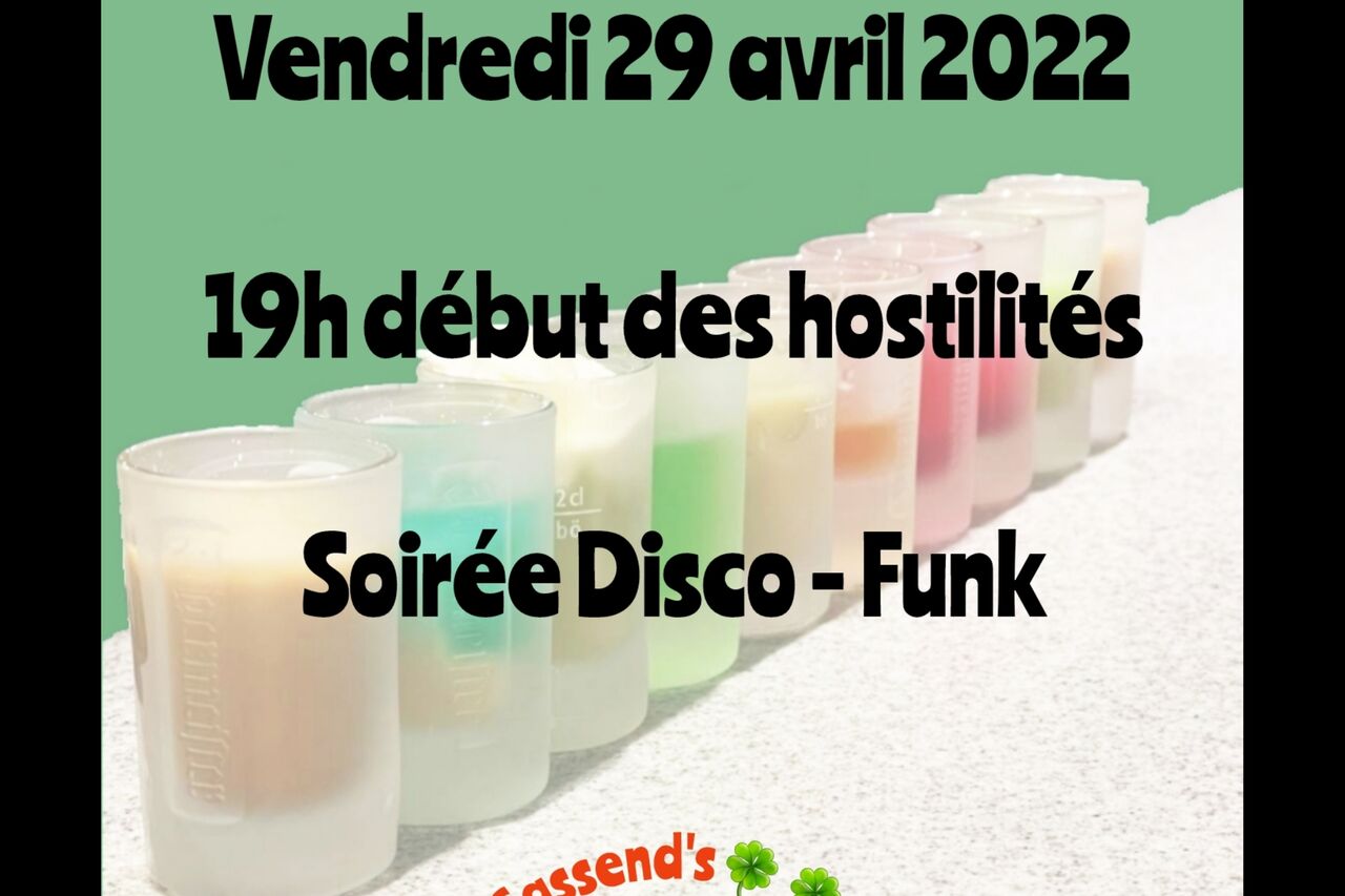 Soirée disco funk le 29/04