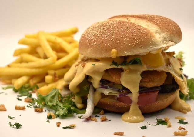 Veggie Burger / frites