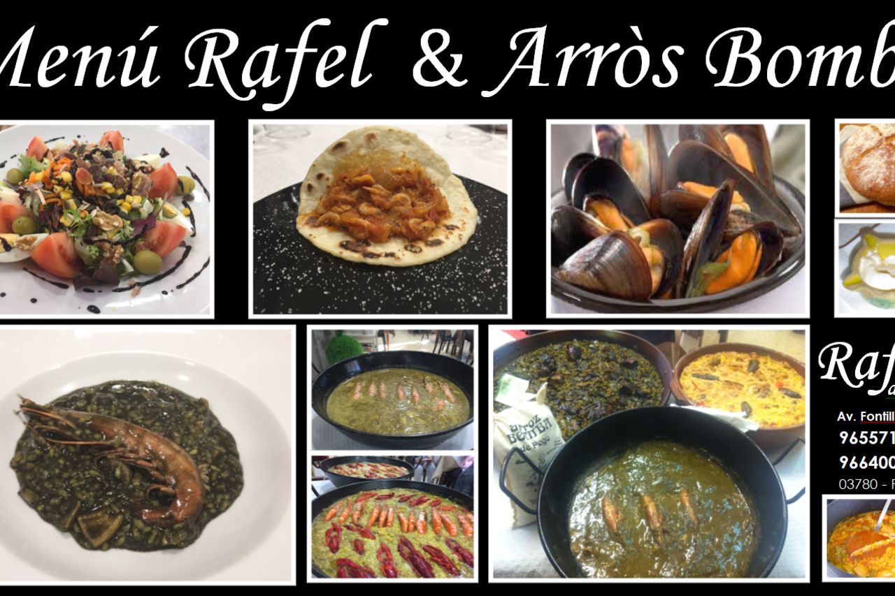 Menú Rafel&Arròs Bomba