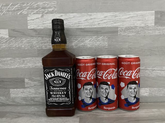 40e jack daniel’s 70 cl avec soft
