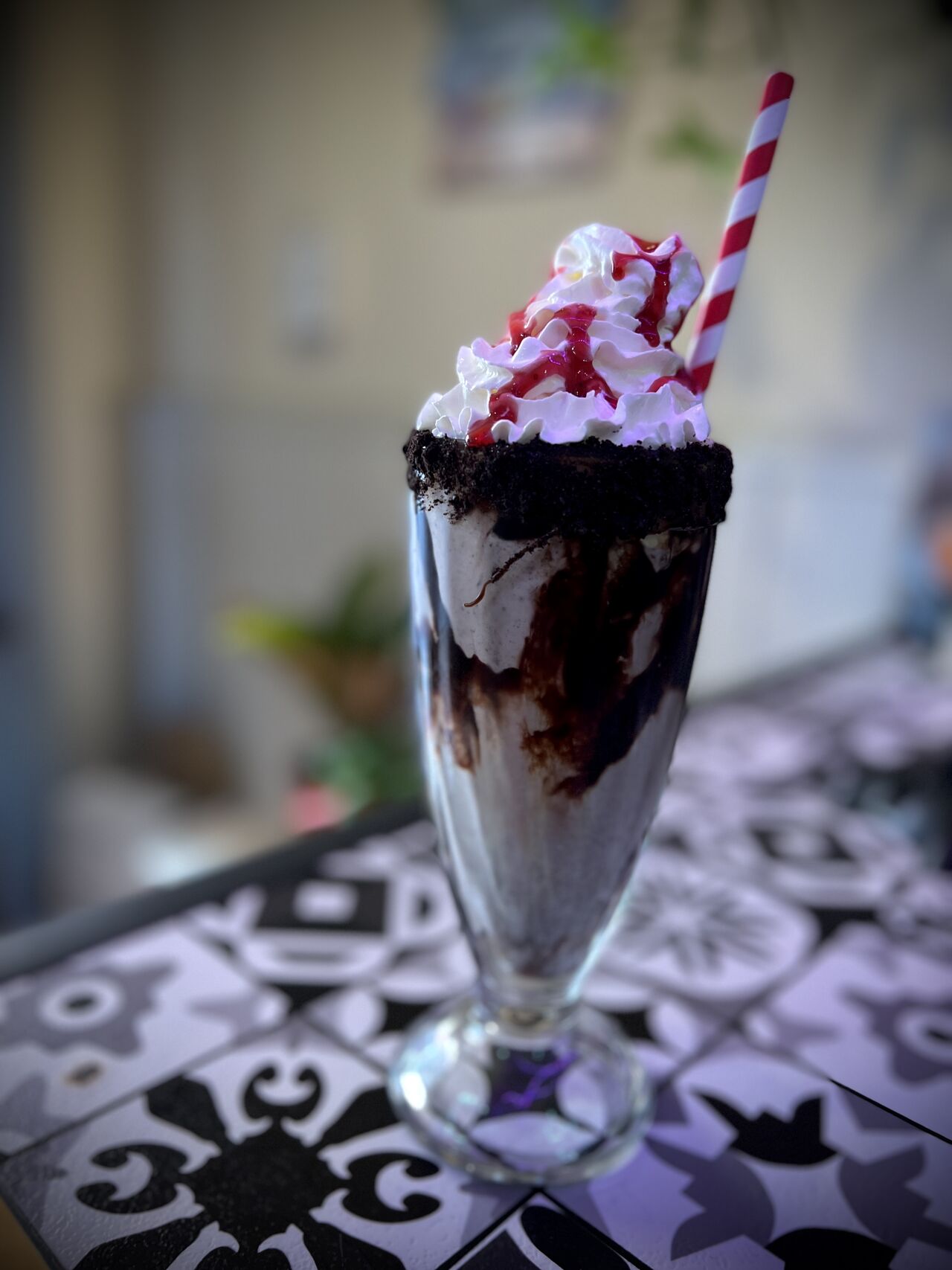 Batido helado de oreo 