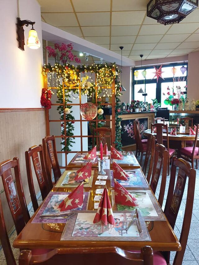 Gastraum in der Weihnachtszeit