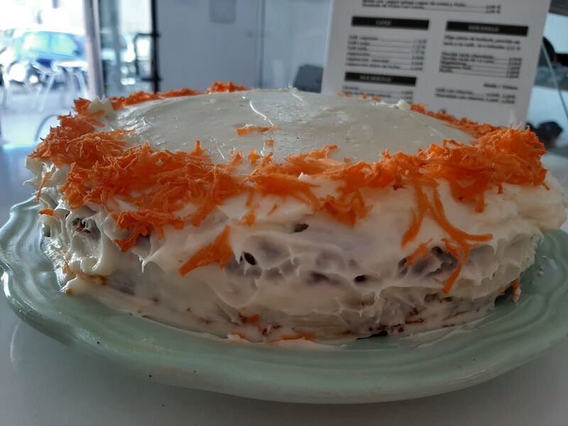 Tarta de zanahorias 