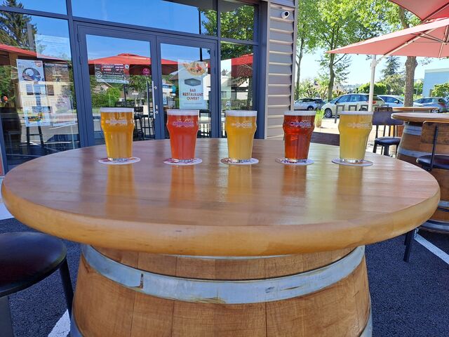 Bières artisanales de Franche-Comté, Blonde, Ambrée, IPA, Blanche ou Framboise.