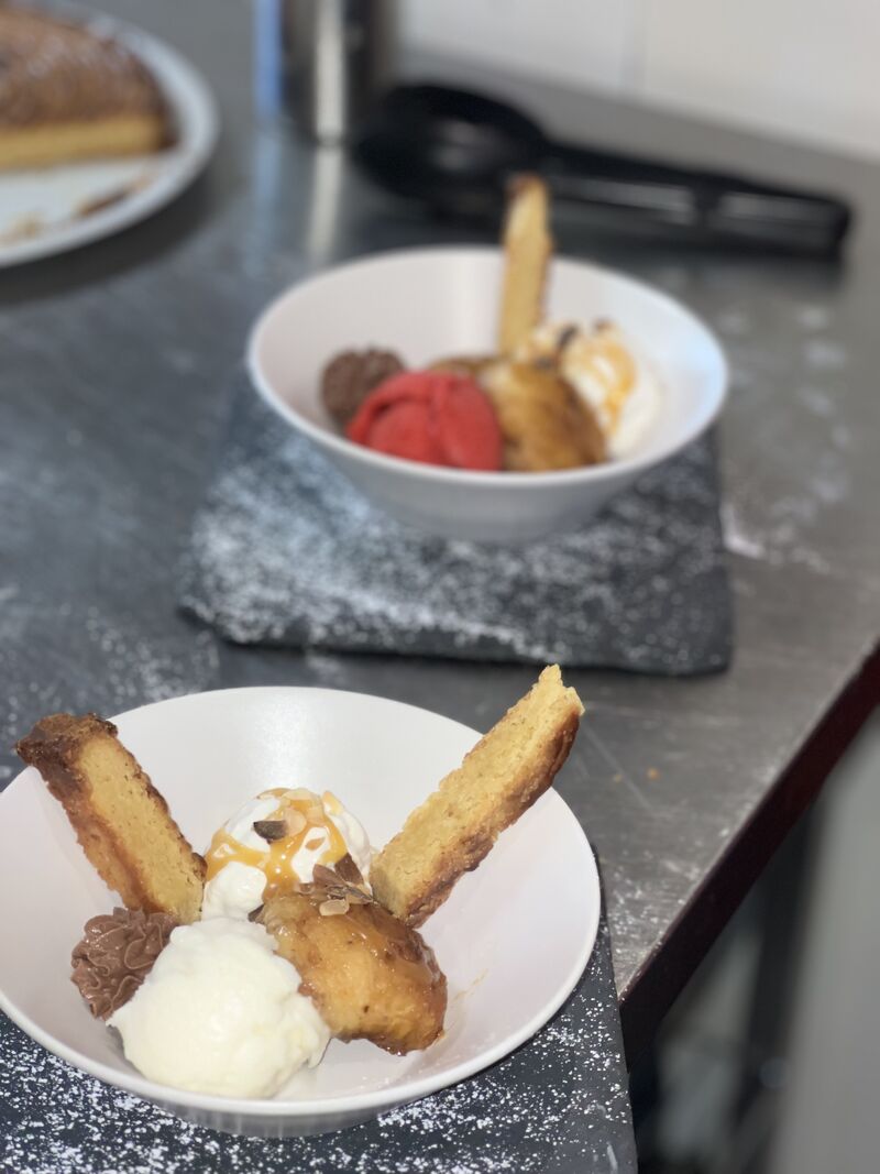 un dessert ephémère