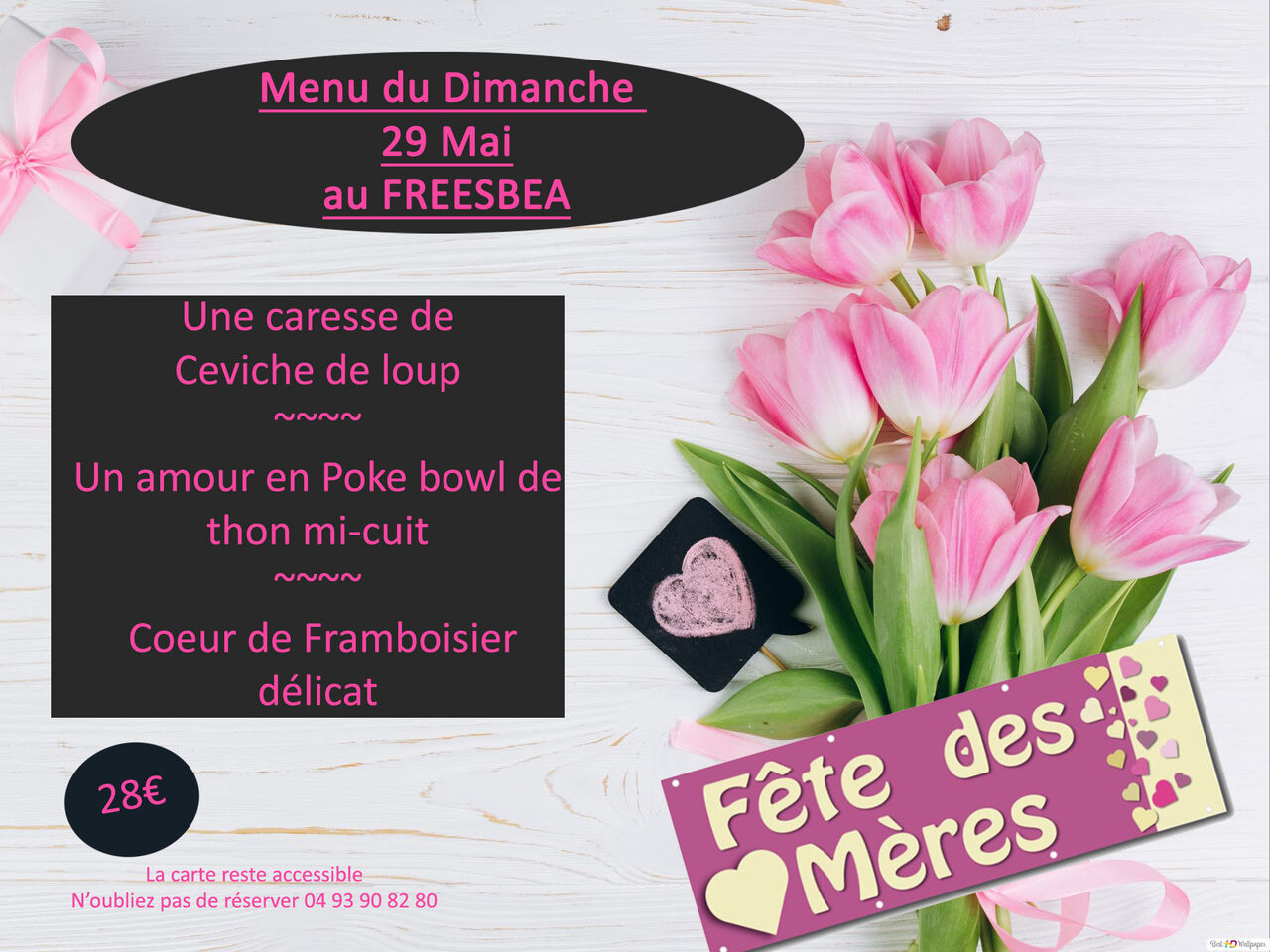 🌺🌸** Menu Fête des Mères**🌸🌺
J'aimerai, en avance, souhaiter une très bonne fête à toutes les 