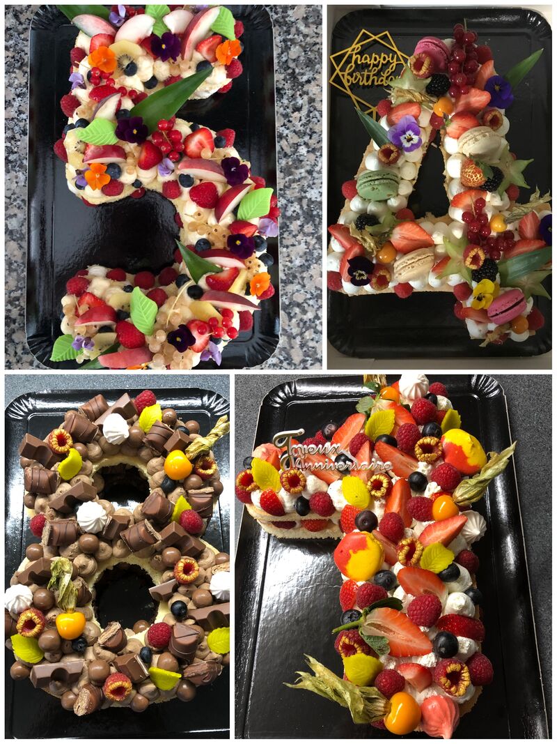 Number cake spécialité parfum à définir selon vos envies 