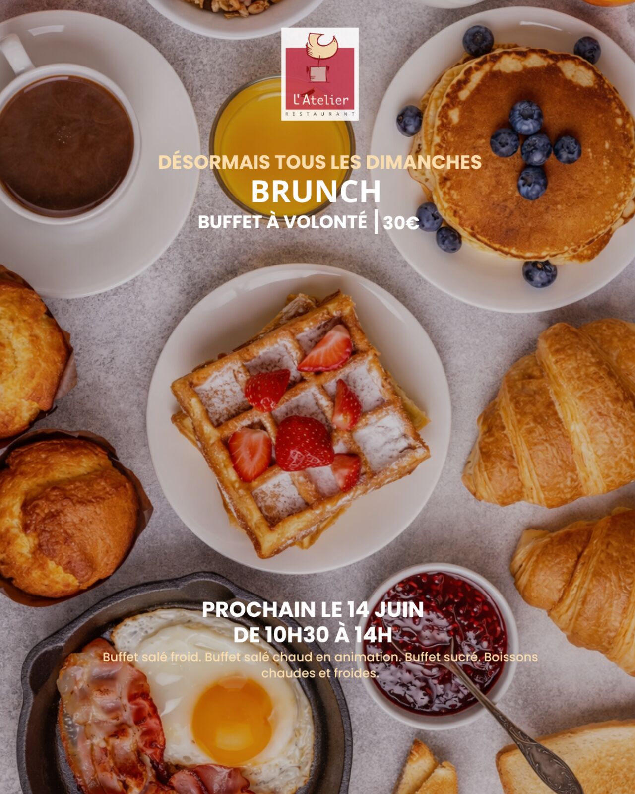 BRUNCH À L'ATELIER