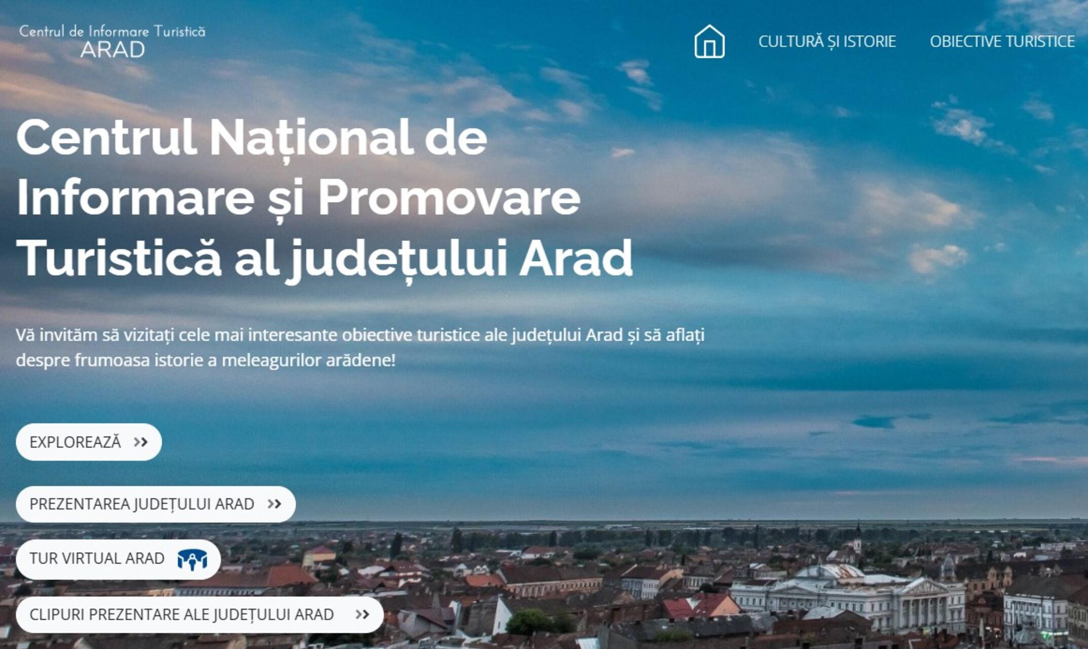 Suntem alături de Centrul Național de Informare și Promovare Turistică al județului Arad