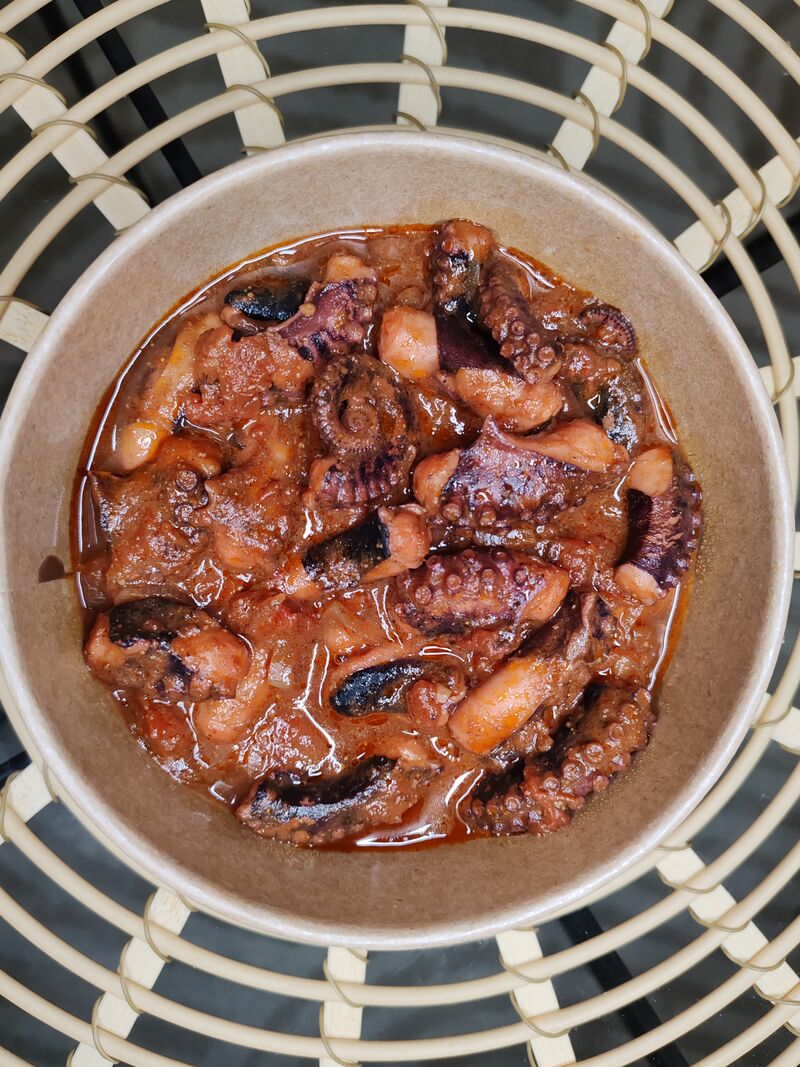 Pwedza ya sauci (sauce au poulpe)