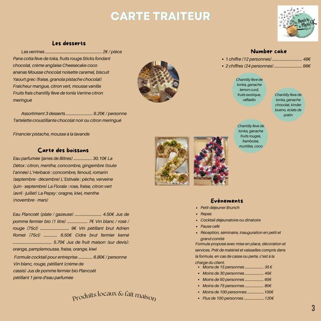 Carte traiteur (page 3)