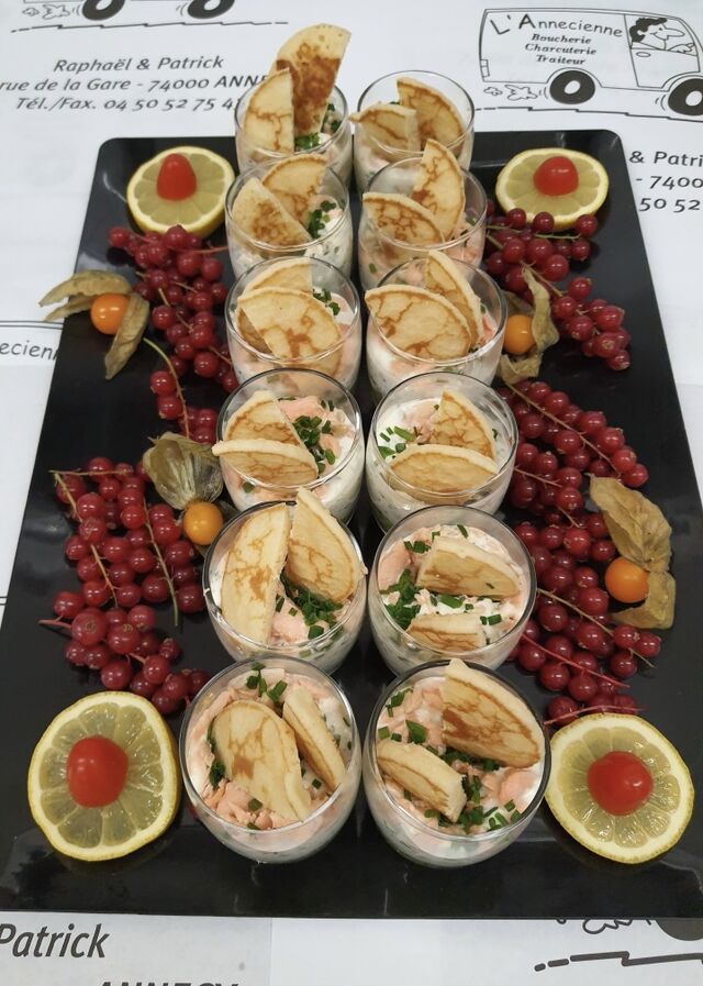 Plateau traiteur L'annecienne Boucherie Traiteur Annecy