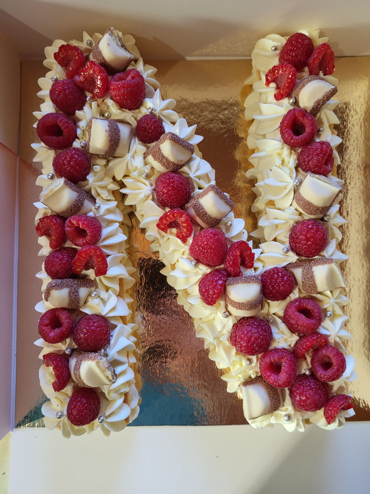 chocolat blanc/framboise/kinder blanc