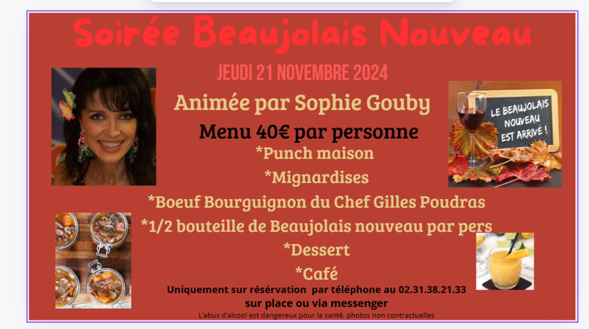 SOIREE BEAUJOLAIS COMPLET