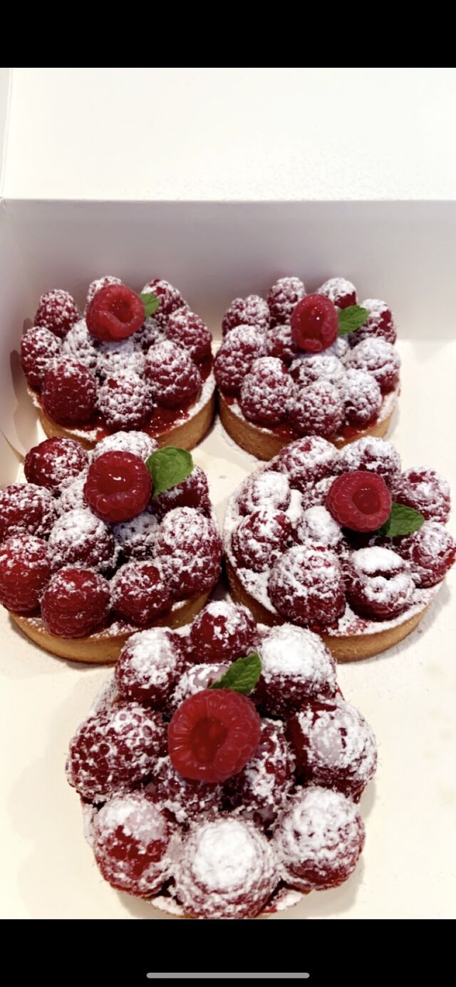 Tartelettes framboises 