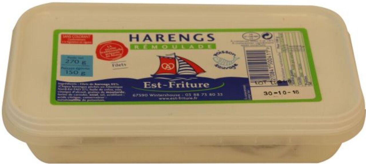 Barquette filets de hareng à la rémoulade - 3,42€