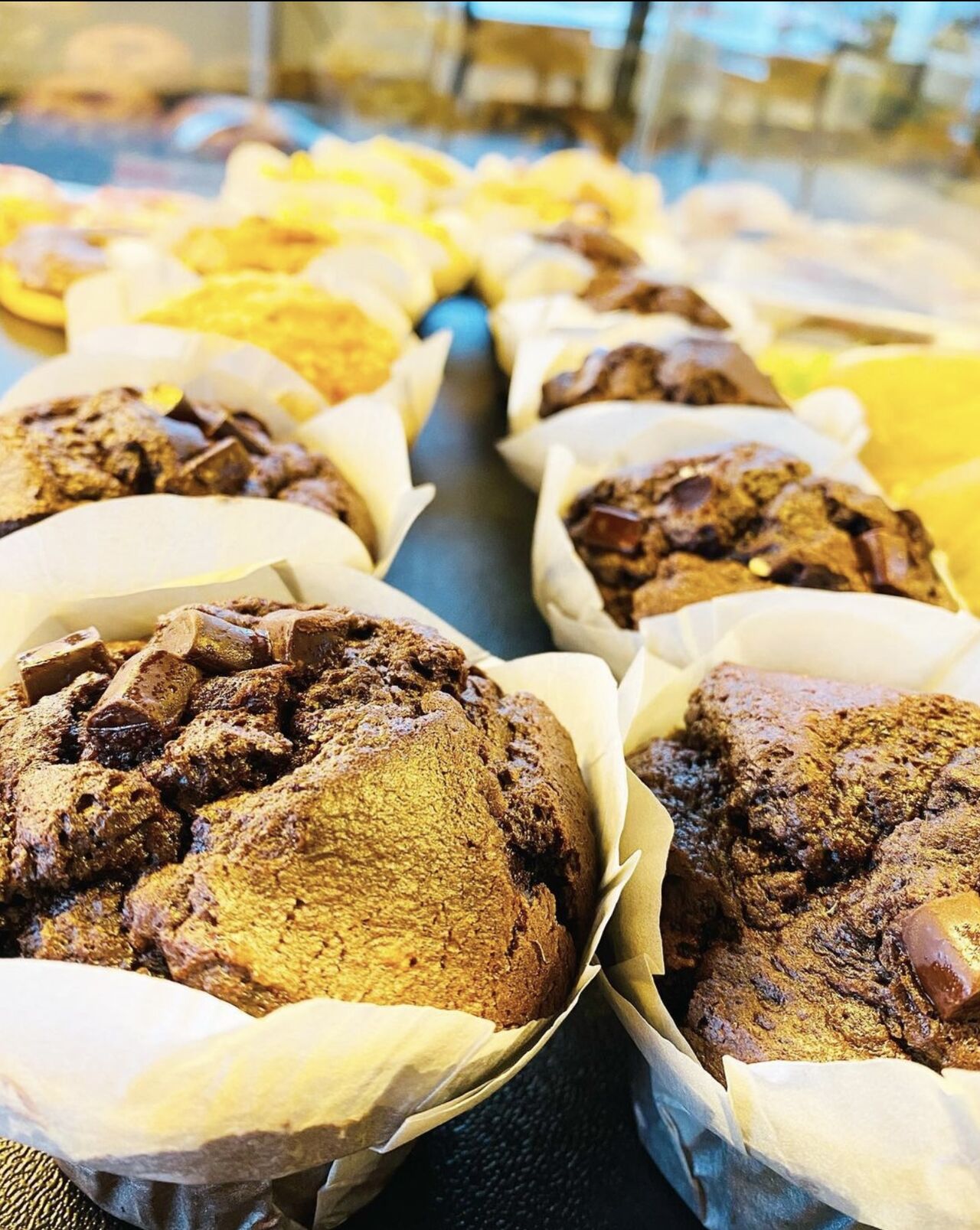 Leckere Muffins in unserer Auslage