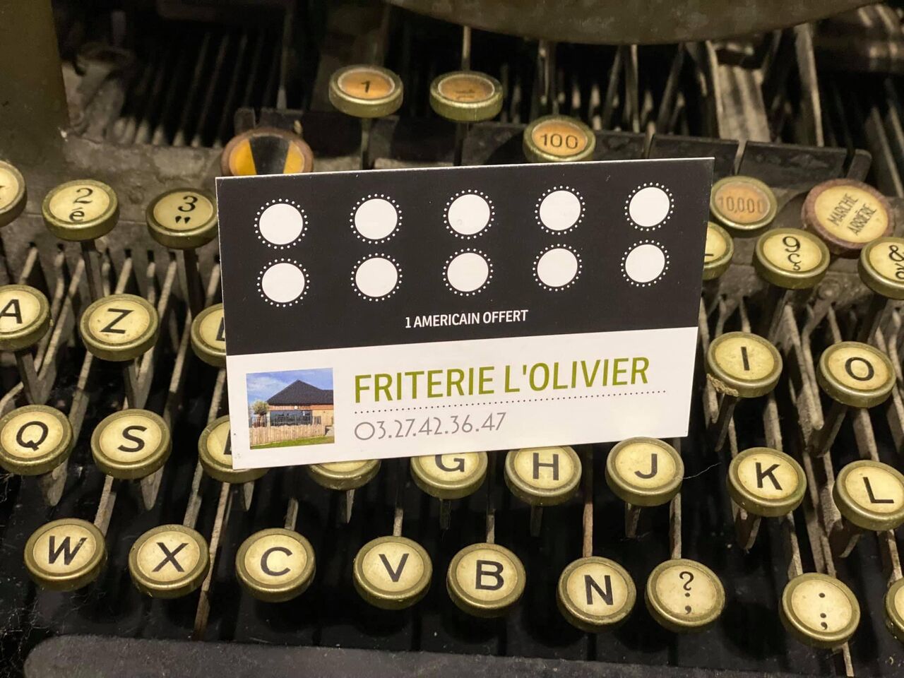 Notre carte de fidélité. Demandez la !