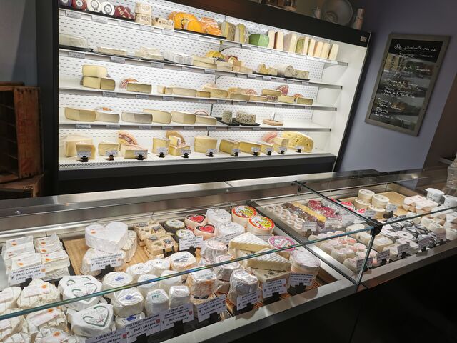 Vitrines de fromages