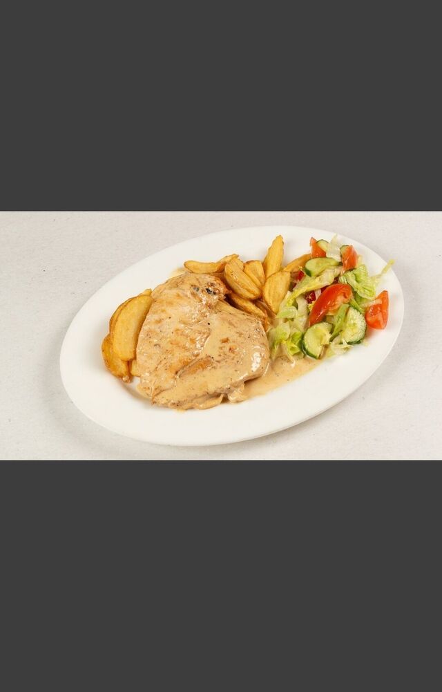 Kuřecí steak v sýrové omáčce