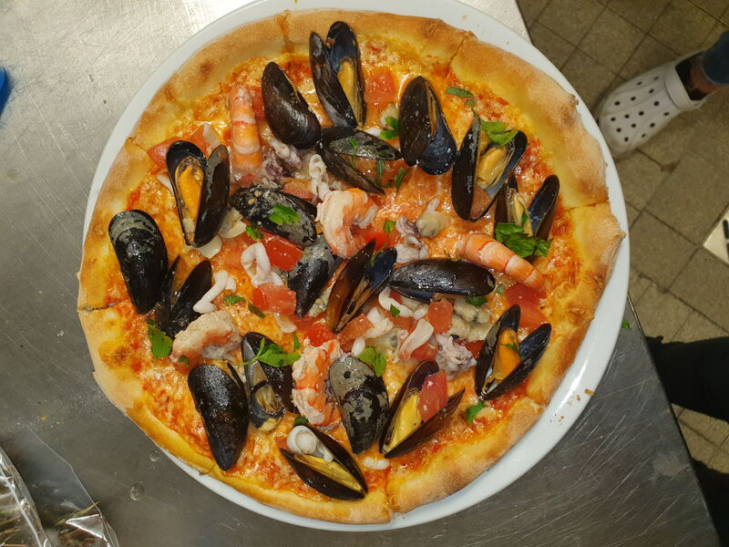 Pizza frutti di mare