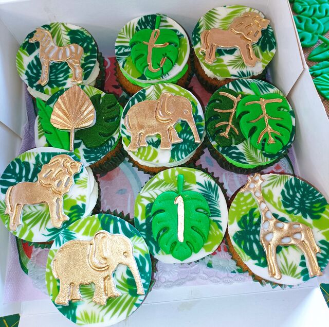 Cupcakes thème Jungle 